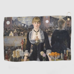 Toalla De Golf Chica de la camarera victoriana en Folies Bergere,
