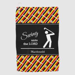 Toalla De Golf Christian Swing Unto The Lord Personalizado UGANDA
