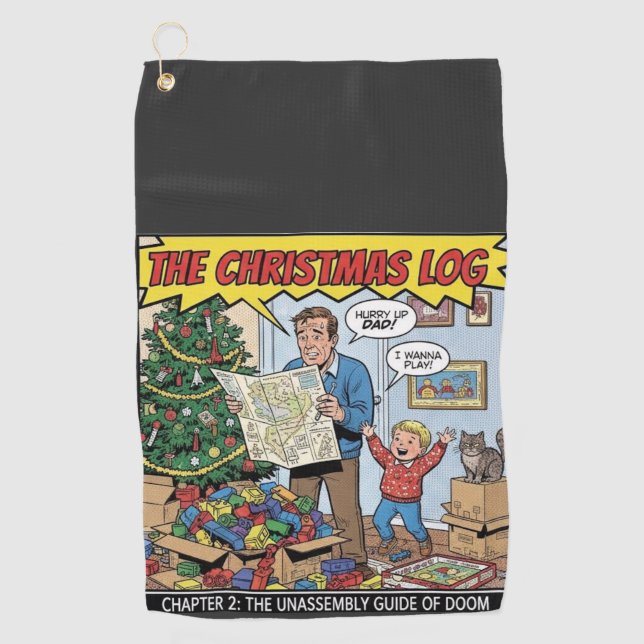 Toalla De Golf christmas 2 (Anverso)