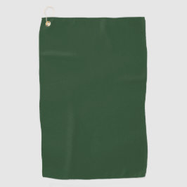 Toalla De Golf Christmas Green, Holiday Green, Solid Green, 