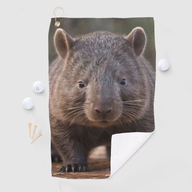 Toalla De Golf Chubby The Australian Wombat, (In situ)