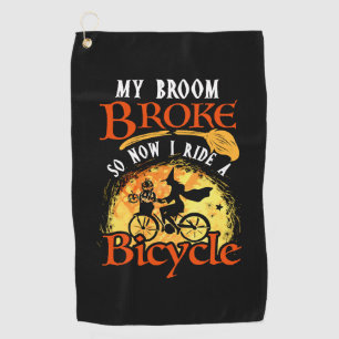 Toalla De Golf Ciclismo Halloween Conductor de bicicletas 102 Bic