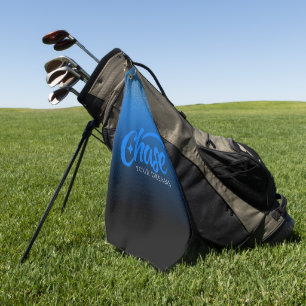 Toalla De Golf Cita inspiradora persigue tus sueños