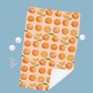 Toalla De Golf Citrus Naranja Fruit Fun