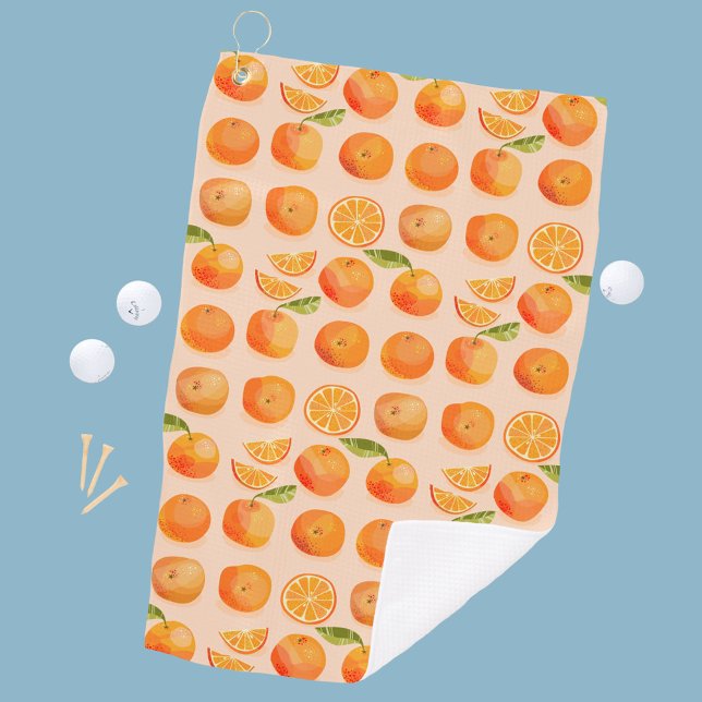 Toalla De Golf Citrus Naranja Fruit Fun (Subido por el creador)