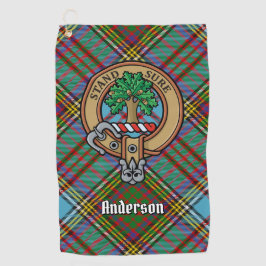 Toalla De Golf Clan Anderson Escudo Golf Towel