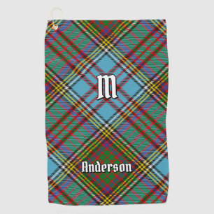 Toalla De Golf Clan Anderson Tartan Golf Towel