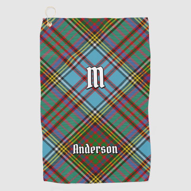 Toalla De Golf Clan Anderson Tartan Golf Towel (Anverso)
