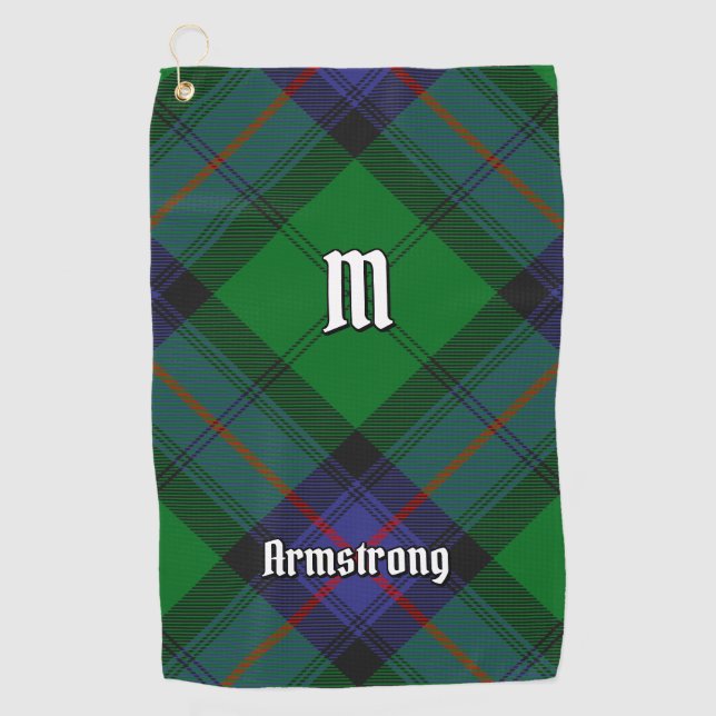Toalla De Golf Clan Armstrong Tartan Golf Towell (Anverso)