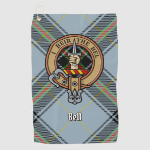 Toalla De Golf Clan Bell Escudo sobre Tartán