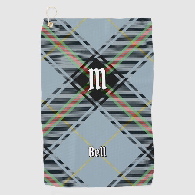 Toalla De Golf Clan Bell Tartan (Anverso)