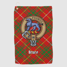 Toalla De Golf Clan Bruce Escudo sobre Tartán