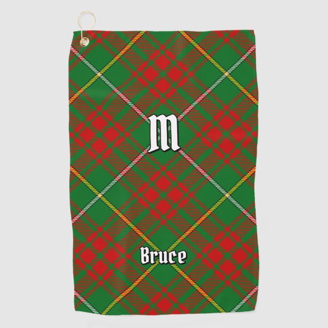 Toalla De Golf Clan Bruce Hunting Tartan (Anverso)