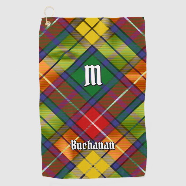 Toalla De Golf Clan Buchanan Tartan (Anverso)