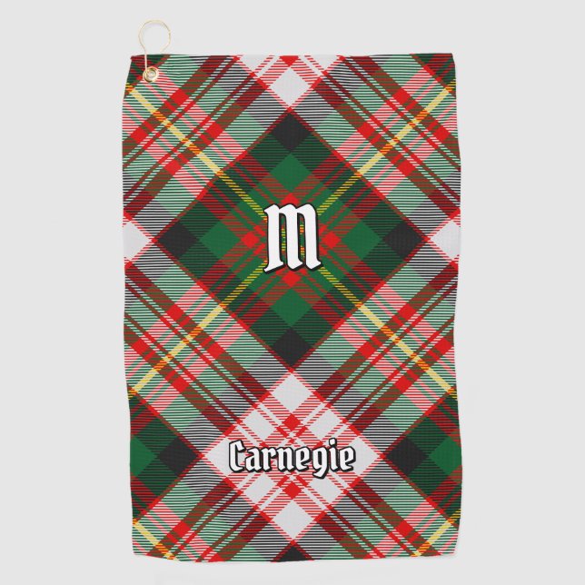 Toalla De Golf Clan Carnegie Dress Tartan (Anverso)