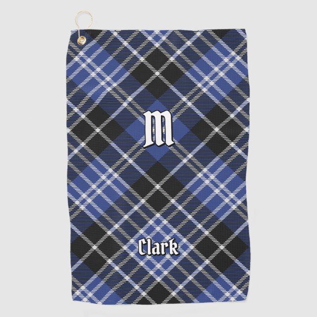 Toalla De Golf Clan Clark Tartan (Anverso)