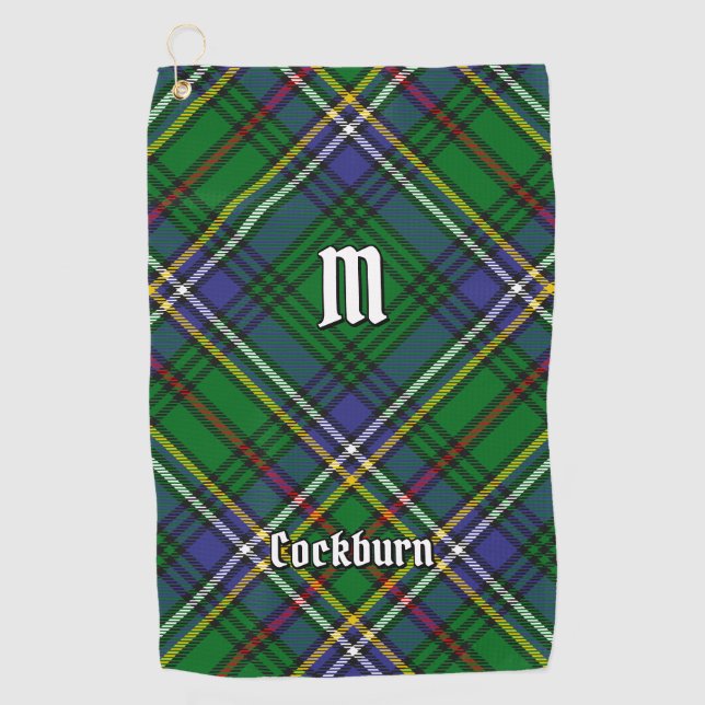 Toalla De Golf Clan Cockburn Tartan (Anverso)