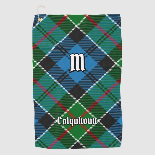 Toalla De Golf Clan Colquhoun Tartan (Anverso)