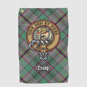 Toalla De Golf Clan Craig Escudo Golf Towel