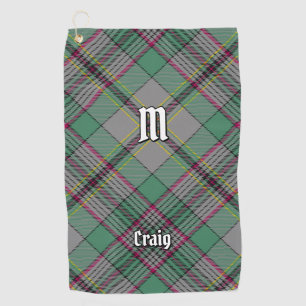 Toalla De Golf Clan Craig Tartan Golf Towell