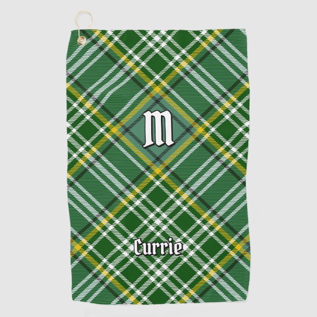 Toalla De Golf Clan Currie Tartan (Anverso)