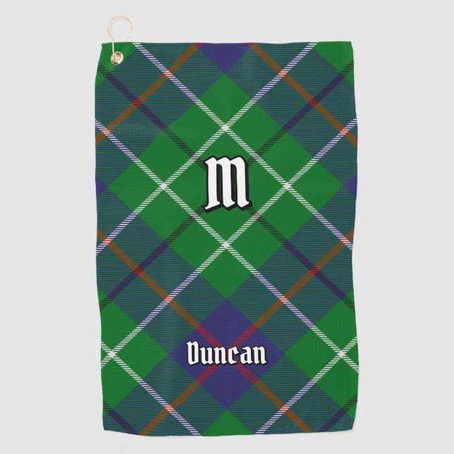 Toalla De Golf Clan Duncan Tartan (Anverso)