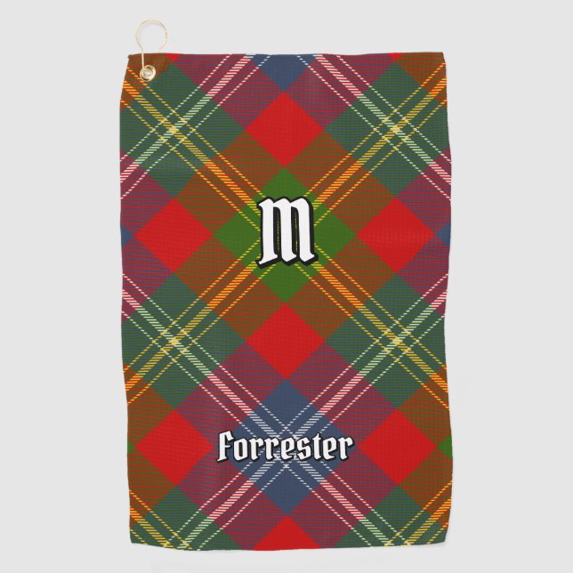 Toalla De Golf Clan Forrester Tartan (Anverso)