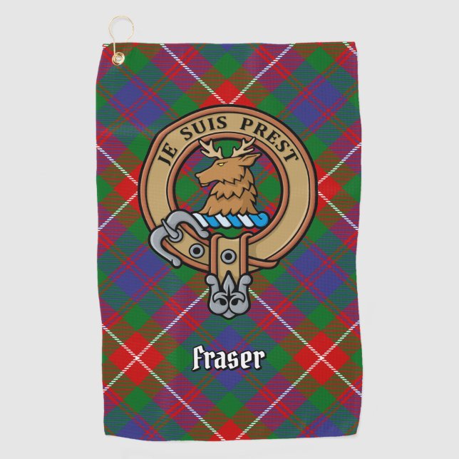 Toalla De Golf Clan Fraser del Escudo Lovat (Anverso)