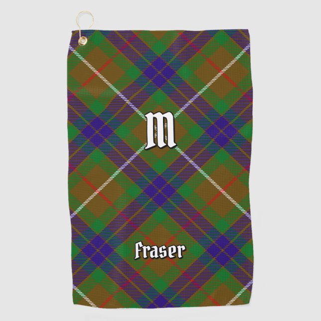 Toalla De Golf Clan Fraser Hunting Tartan Golf Towell (Anverso)