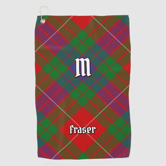 Toalla De Golf Clan Fraser Tartan Golf Towell (Anverso)