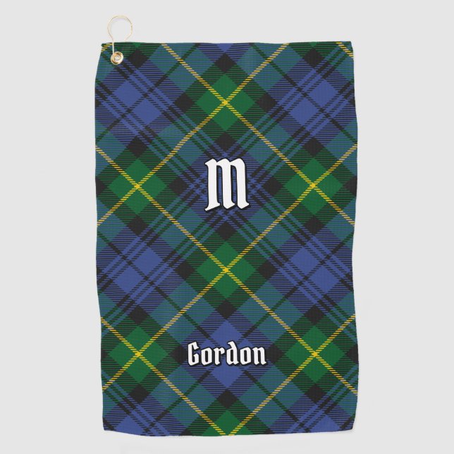 Toalla de golf Clan Gordon Tartan (Anverso)