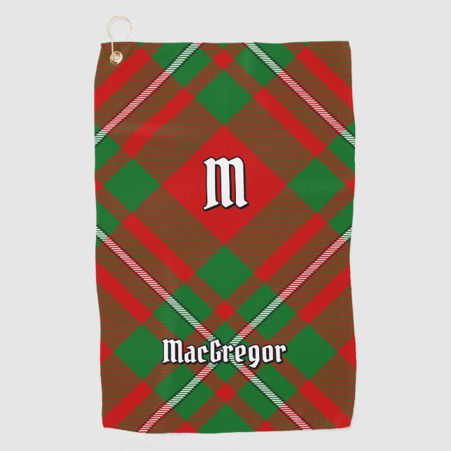 Toalla De Golf Clan Gregor Tartan Golf Towel (Anverso)