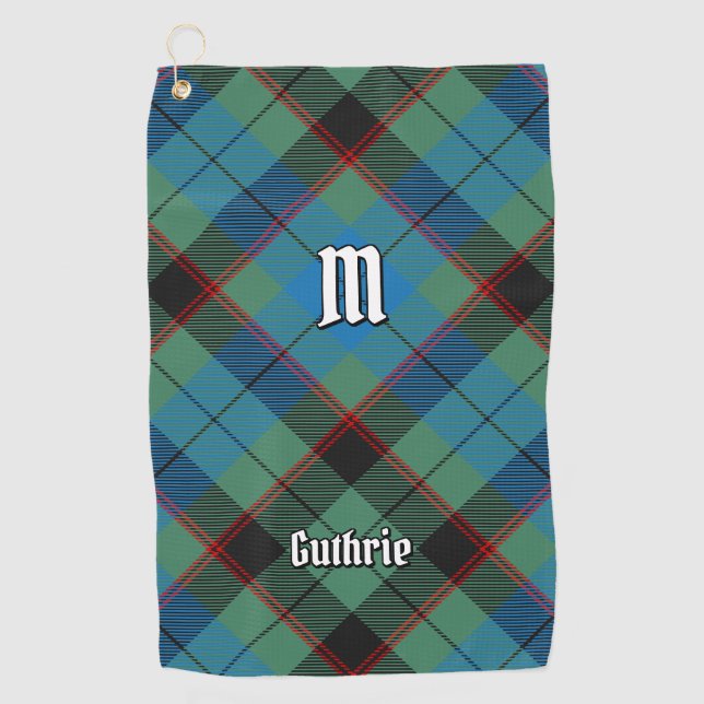 Toalla De Golf Clan Guthrie Tartan (Anverso)