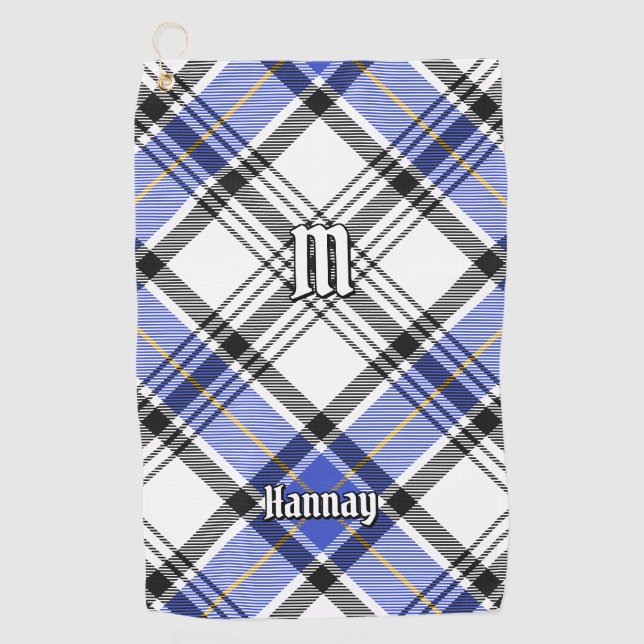 Toalla De Golf Clan Hannay Tartan (Anverso)