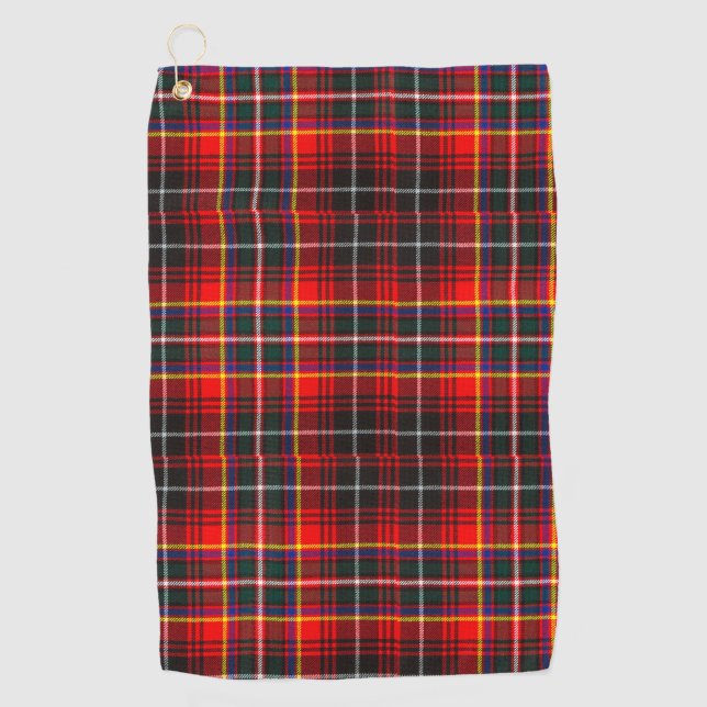 Toalla De Golf Clan Innes Tartan Plaid (Anverso)
