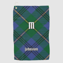 Clan Johnston Tartan Golf Towel