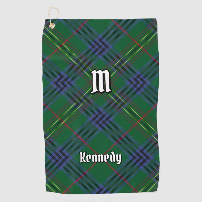 Toalla De Golf Clan Kennedy Tartan (Anverso)