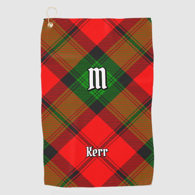Toalla De Golf Clan Kerr Tartan (Anverso)