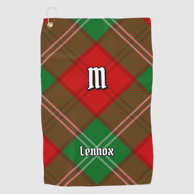 Toalla De Golf Clan Lennox Tartan (Anverso)