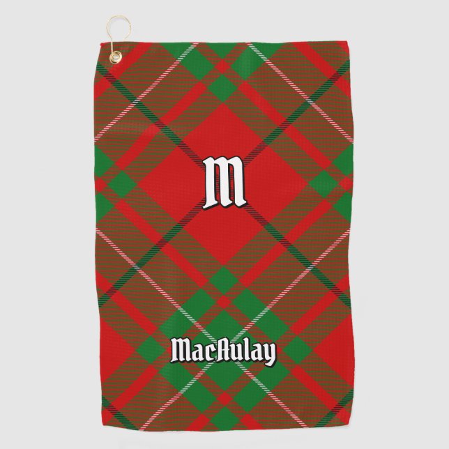 Toalla De Golf Clan MacAulay Tartan Golf Towel (Anverso)