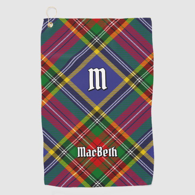Toalla De Golf Clan MacBeth Tartan Golf Towel (Anverso)