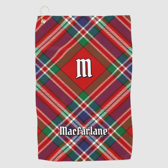 Toalla De Golf Clan MacFarlane Red Tartan (Anverso)