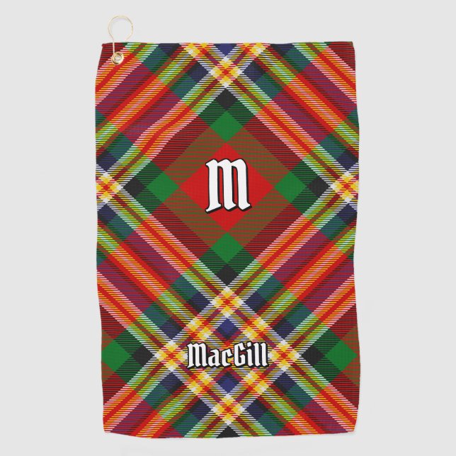 Toalla De Golf Clan MacGill Tartan Golf Towel (Anverso)