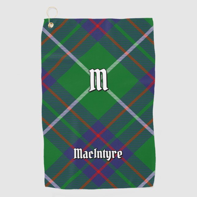 Toalla De Golf Clan MacIntyre Hunting Tartan Golf Towel (Anverso)