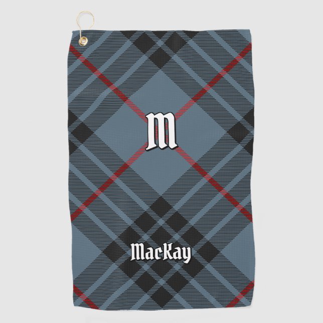 Toalla De Golf Clan MacKay Blue Tartan (Anverso)