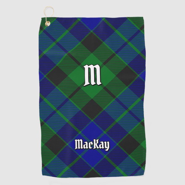 Toalla De Golf Clan MacKay Tartan (Anverso)