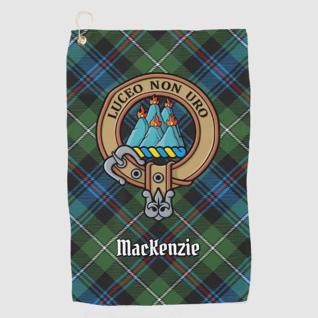 Toalla De Golf Clan MacKenzie Escudo Golf Towel (Anverso)