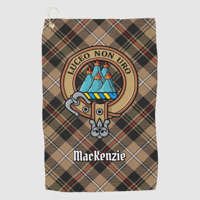 Toalla De Golf Clan MacKenzie Escudo Golf Towel (Anverso)