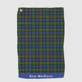 Toalla De Golf Clan MacLaren Tartan Plaid Personalizable