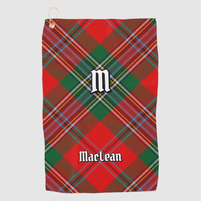 Toalla De Golf Clan MacLean Tartan (Anverso)